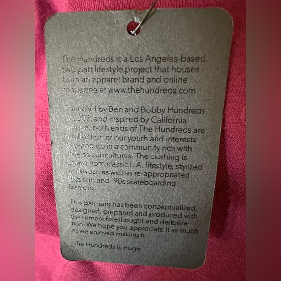 The Hundreds Wildfire Long Sleeve T-Shirt NWT - Picture 9 of 11